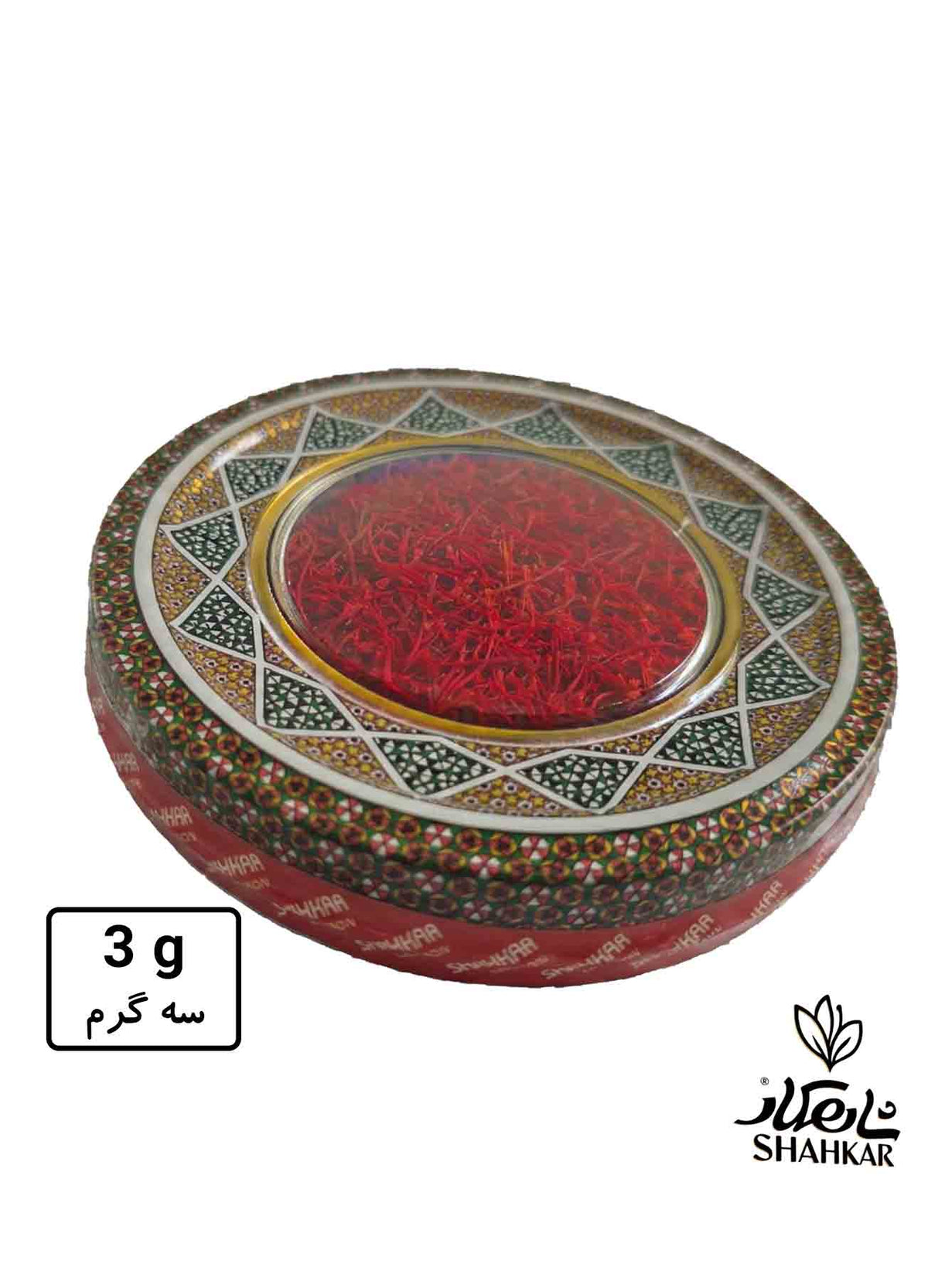 Safran Packung Khatam Sargol 3 g Crystal rund