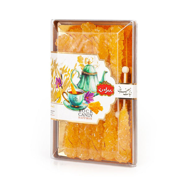 Saffron Rock Candy 10 PCS Luxe (słodycze i miód szafranowy)