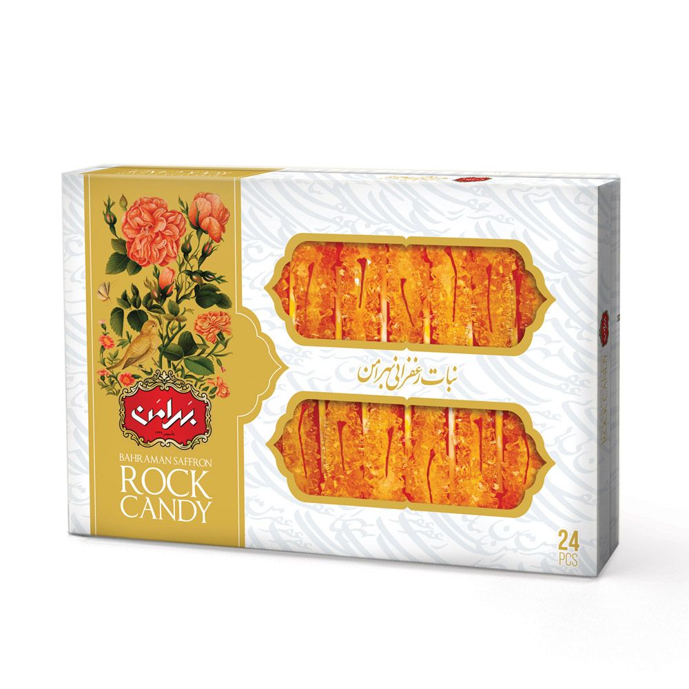 Saffron Rock Candy 24 PCS (søtsaker og safranhonning)