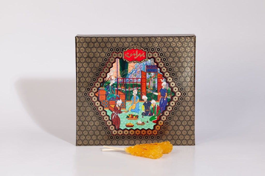 Saffron Rock Candy 16 PCS Miniator (sweets and saffron honey)